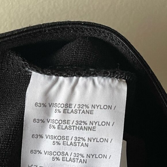 𝅺J Crew Black Stretchy Pixie Pants With Exposed Back Zipper Womens Size 6 Short - Picture 7 of 11